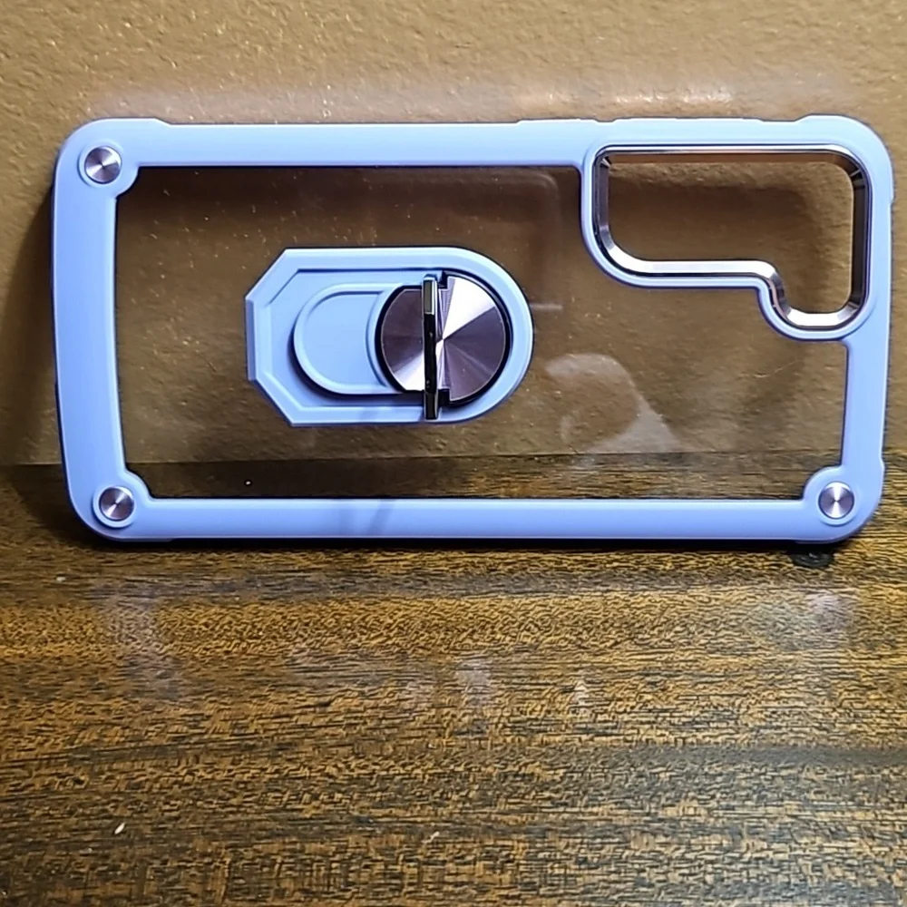 NEW!!S23plus Samsung Galaxy Clear and Lavender Phone Case!!